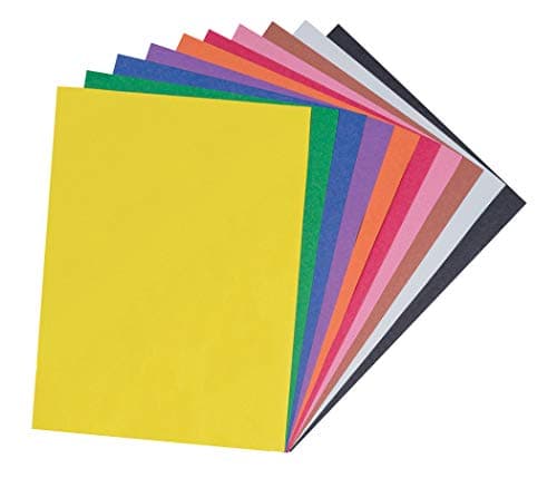 Prang (Formerly SunWorks) Construction Paper, 10 Assorted Colors, 9" x 12", 50 Sheets