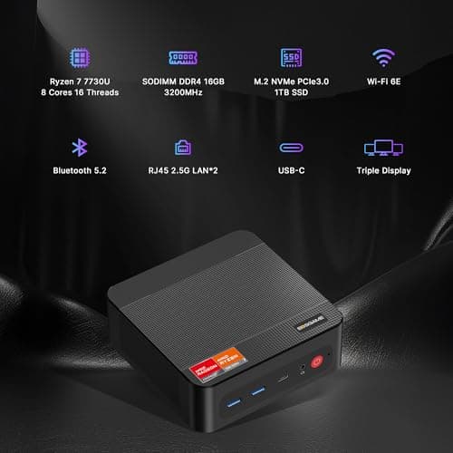 BOSGAME AU P4 Mini PC 7730U