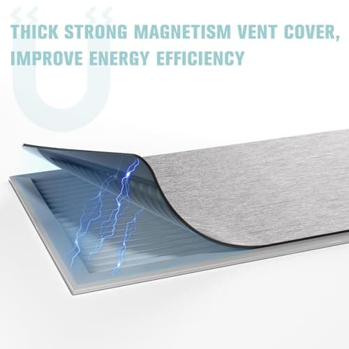 5.5"x12" Magnetic Vent Covers, 2 Pack Magnet Air Vent Cover for Floor Home