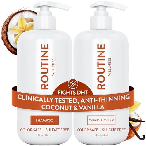 Routine Wellness Anti-Thinning Shampoo & Conditioner - Coconut & Vanilla