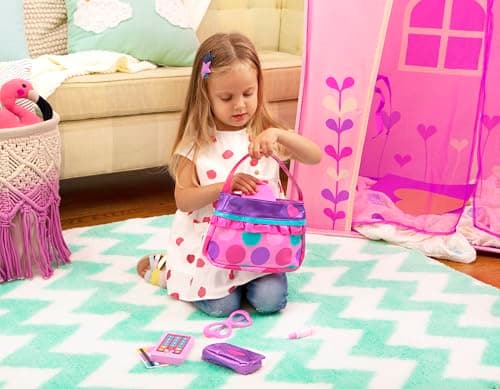 Battat – Play Circle – Makeup & Beauty Set – Dress Up Fashion Accessories – Pretend Play – Princess Purse Set – 3+ Years