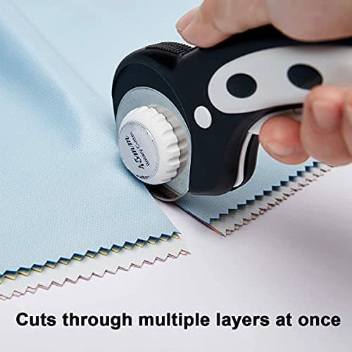 HEADLEY TOOLS 45mm Rotary Cutter Blades 10 Pack Fits Olfa, Fiskars, Replacement Rotary Blade for Arts Crafts Quilting Scrapbooking Sewing, Sharp and Durable