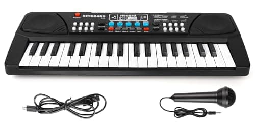 37 Keys Kid Toddler Piano Keyboard Musical Toys with Microphone