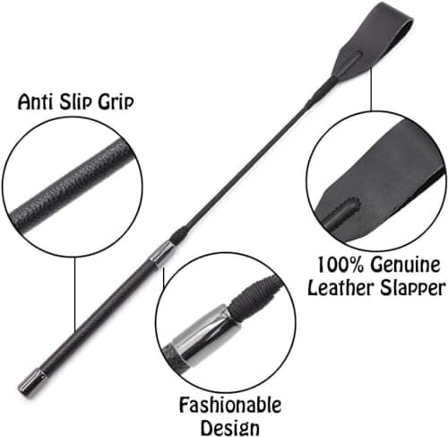 18" Real Riding Crop Jump Bat With Genuine Leather Top | Premium Quality Crops | Equestrianism Horse Crop