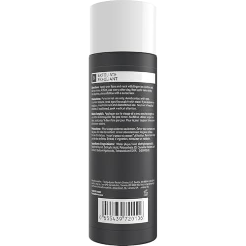 Paula's Choice SKIN PERFECTING 2% BHA Liquid Salicylic Acid Exfoliant, Daily Facial Exfoliator for Enlarged Pores, Wrinkles & Fine Lines, Fragrance-Free, Full Size - 118 ml