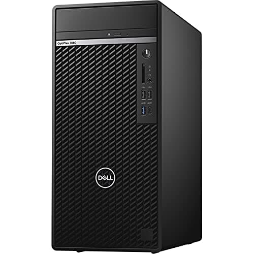 Dell Optiplex 7080 Tower (16GB, 256GB SSD, i9-10900K) Win11P, Black (Renewed)