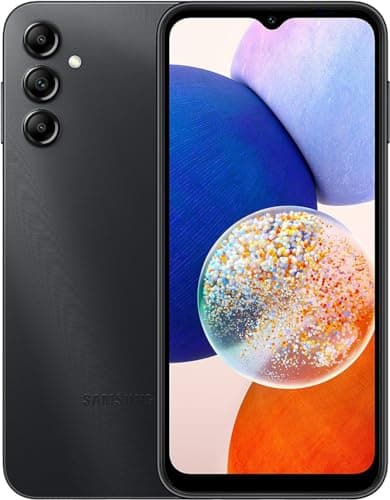 Samsung Galaxy A14 5G, 64GB, Black - Unlocked (Renewed)
