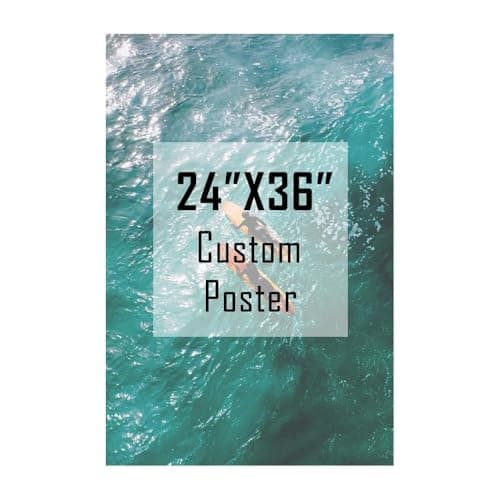 ZXDZSM Personalized Custom Canvas Poster(Unframe,24"X36"): Upload Your Image/Photo - Custom Personalized Photo to Poster Printing, Wall Art Prints 