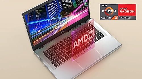 acer Aspire 3 A315-24P-R7VH Slim Laptop | 15.6" Full HD | AMD Ryzen 3 7320U Quad-Core | AMD Radeon Graphics | 8GB LPDDR5 | 128GB NVMe SSD | Wi-Fi 6 | Windows 11 Home