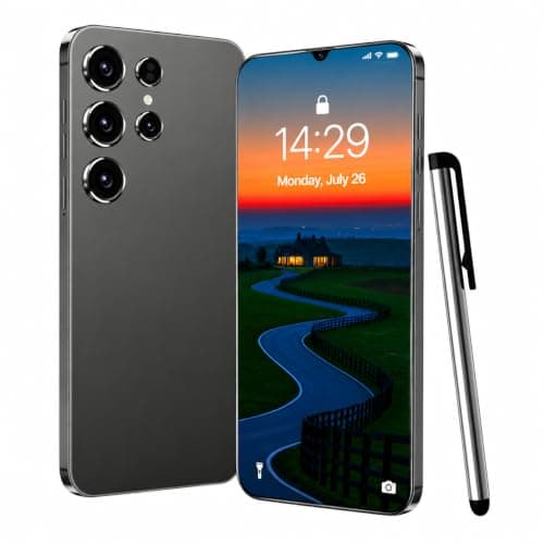 Echoamo C25 Unlocked 5G Smartphone, Android 13.0. (4GB+128GB, Black)