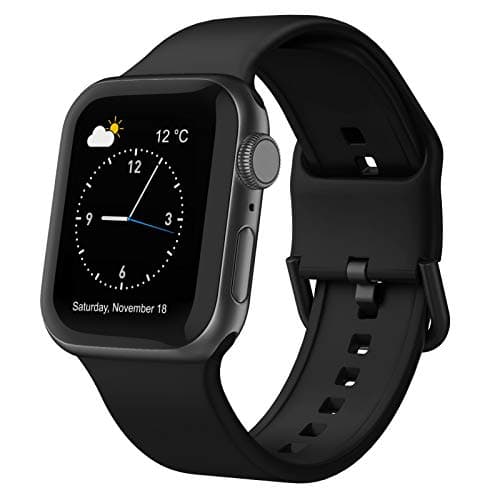Sport Band Compatible with Apple Watch Bands 49mm 46mm 45mm 44mm 42mm 41mm 40mm 38mm, Soft Silicone Replacement Strap with Classic Clasp for iWatch Series 11 10 9 8 7 6 5 4 3 2 1 SE Ultra Women Men