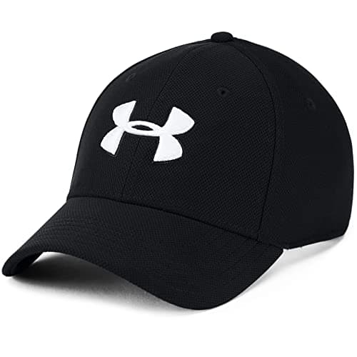 Under Armour Men's Blitzing 3.0 Cap , Black (001)/White , X-Large/XX-Large