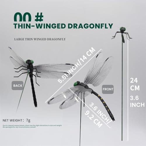 2026 New Dragon Fly Clips, 3D Artificial Dragonfly Hat Clip, Dragonfly Garden Decor(10PCS)