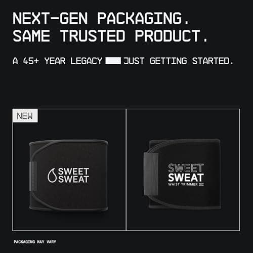 Sports Research Sweet Sweat® Waist Trimmer Extra-Coverage - Small (Black)