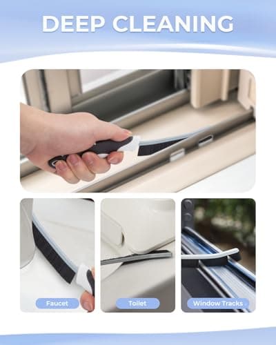 CLEANGOR Crevice Cleaning Brushes, Scrub Brushes for Hard to Reach Space