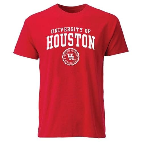 Barnesmith University of Houston Cougars Short-Sleeve T-Shirt, Heritage, Red, X-Large