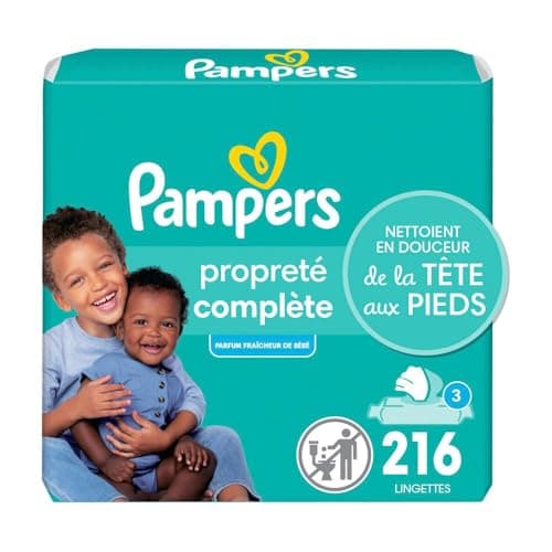 Pampers Complete Clean Baby Wipes - Fresh Scent 3X Pop-Top Packs, 3 Packs (Count of 216)