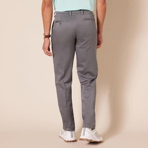 Amazon Essentials Men's Straight-Fit All-Day Stretch Golf Pant, Gray, 36W x 32L