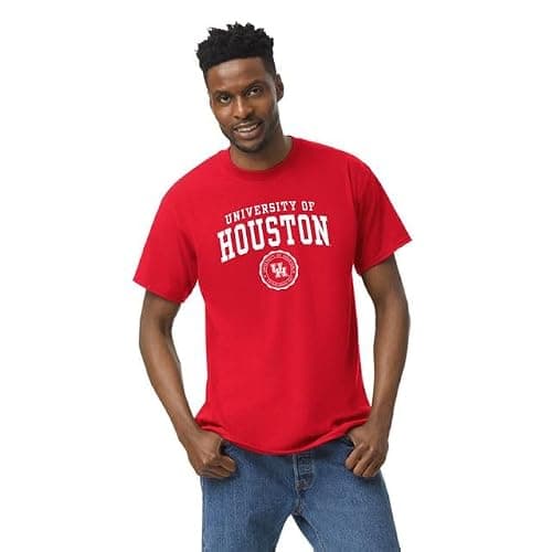 Barnesmith University of Houston Cougars Short-Sleeve T-Shirt, Heritage, Red, X-Large