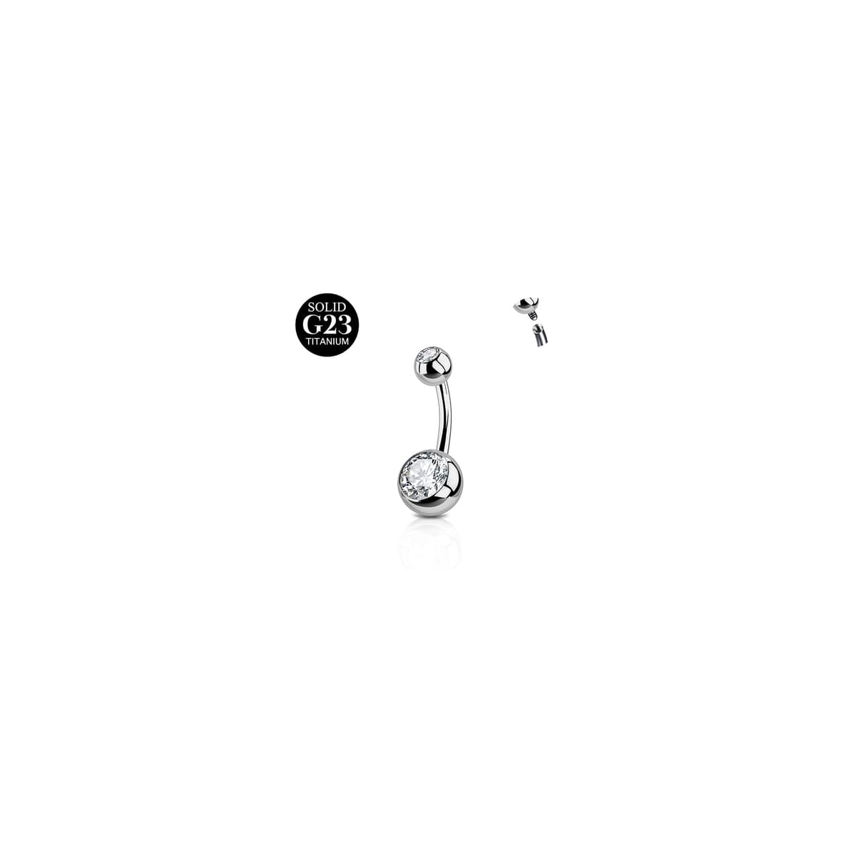 AceFun Piercing ombligo Titanio oro plata 6mm 8mm 10mm 12mm 14mm Piercings de banana acero quirurgico mujeres 1 pieza 14G Piercing ombligo G23 Barbell Bijoux Anillos