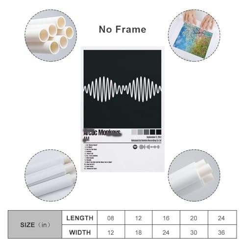 Artic Monkeys for AM Music Album Cover Artistic Poster 20x30inch(50x75cm)
