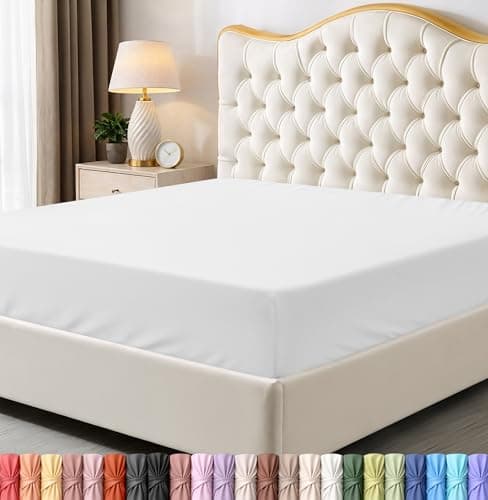 Utopia Bedding Queen Fitted Sheet - Bottom Sheet - Deep Pocket - Soft Microfiber -Shrinkage and Fade Resistant-Easy Care -1 Fitted Sheet Only (White)