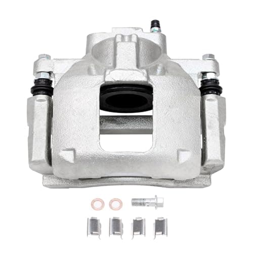 Detroit Axle - 2pc Front Brake Calipers for 2007-2017 Jeep Wrangler 2018 Wrangler JK 2008-2012 Liberty 2007-2011 Dodge Nitro, Disc Brake Calipers w/Brackets Replacement