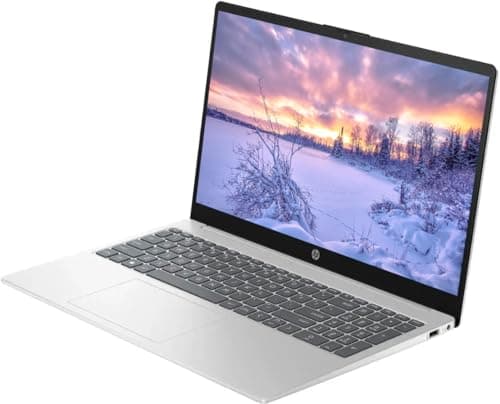 HP 15.6" Touchscreen Laptop, 64GB RAM 2.5TB Storage (2TB SSD+512GB Docking Station Set), 6-Cores Intel Core i3, Windows 11, PLUSERA Earphones, Silver