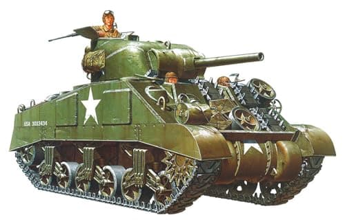 Tamiya 35190 1/35 U.S. Medium Tank M4 Sherman Plastic Model Kit