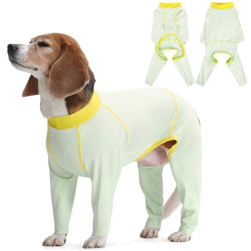 FUAMEY Dog UV Resistant Full-Body Shirt with Long Sleeves for Small Dogs