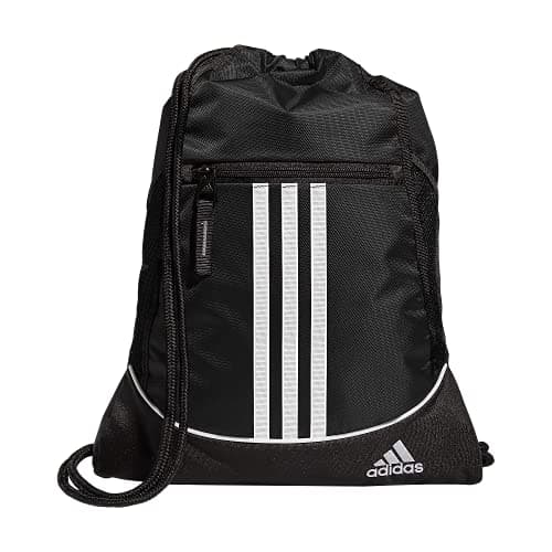 Adidas Unisex-Adult Alliance II Training Sackpack,black/white/white, 4.5