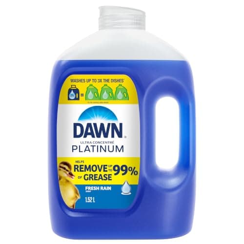 Dawn Platinum Refill Jug Dish Soap Fresh Rain, 1.52L