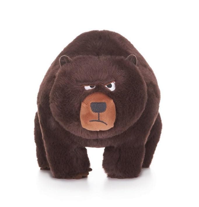 Hoppers Ellen Soft Toy 10 Inch Sitting Grizzly Bear Plush