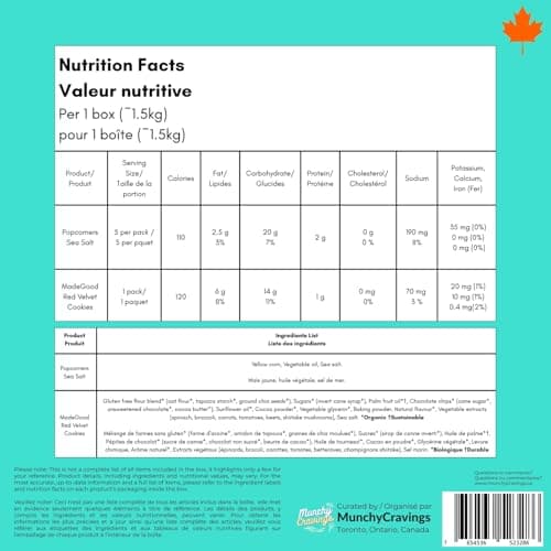 MunchyCravings Snack Box Variety Pack (40 Count), Care Package for Adults & Teens – Chips, Cookies, Bars – Gift, Movie Night, Halloween, Christmas