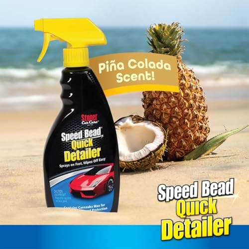 Stoner Car Care 92354-6PK Speed Bead Quick Detailer Spray – Fast Detail Spray for Dust, Smudges and Light Contaminants – Enhances Gloss and Slickness With Carnauba Wax – 22 fl oz (Pack of 6)