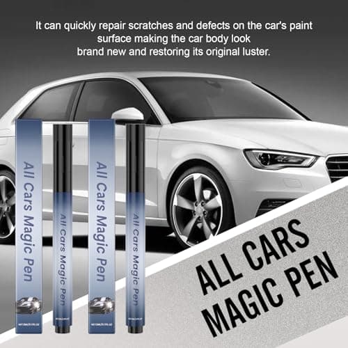 All Cars Magic Pen for Car Scratches, 2 PCS Magic Pen for Car Scratches for All Car Colors, Scratch Repair Magic Pen, Simple DIY Paint Repair Kit, Quick Fix for Wear Swirl Scuffs, Long-Lasting