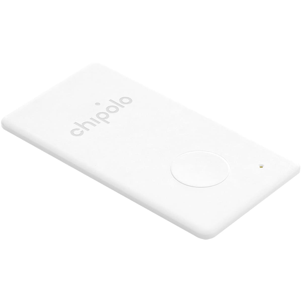 Chipolo Tarjeta, 1 unidad, buscador de billeteras, rastreador Bluetooth para cartera, características premium gratuitas, funciona con la aplicación Chipolo (compatible con iOS y Android), color blanco