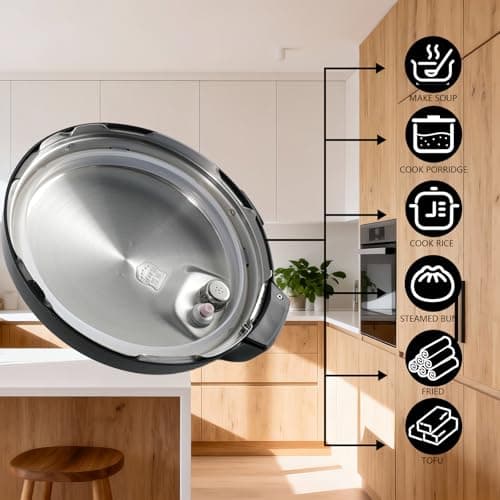 2 Pack Sealing Ring for Instant Pot 6 & 5 Qt - 3rd-Gen Upgraded Instant Pot Sealing Ring, Food-grade Silicone Accessories for InstantPot, Replacement Parts for InstantPot 6 & 5 Qt, BPA-Free, Clear