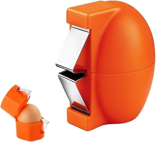 2026 New Eggshell Cracker, Egg Shell Opener, Quickly Cuts Hard-Boiled Eggs, Boiled Egg Peeler, Stainless Steel Eggshell Breaker, Effortless Kitchen Gadget (1pcs)