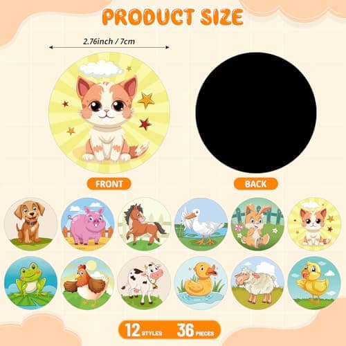 PCTCSHQ 36 Pcs Potty Training Stickers You Pee on Toilet Reveal Stickers