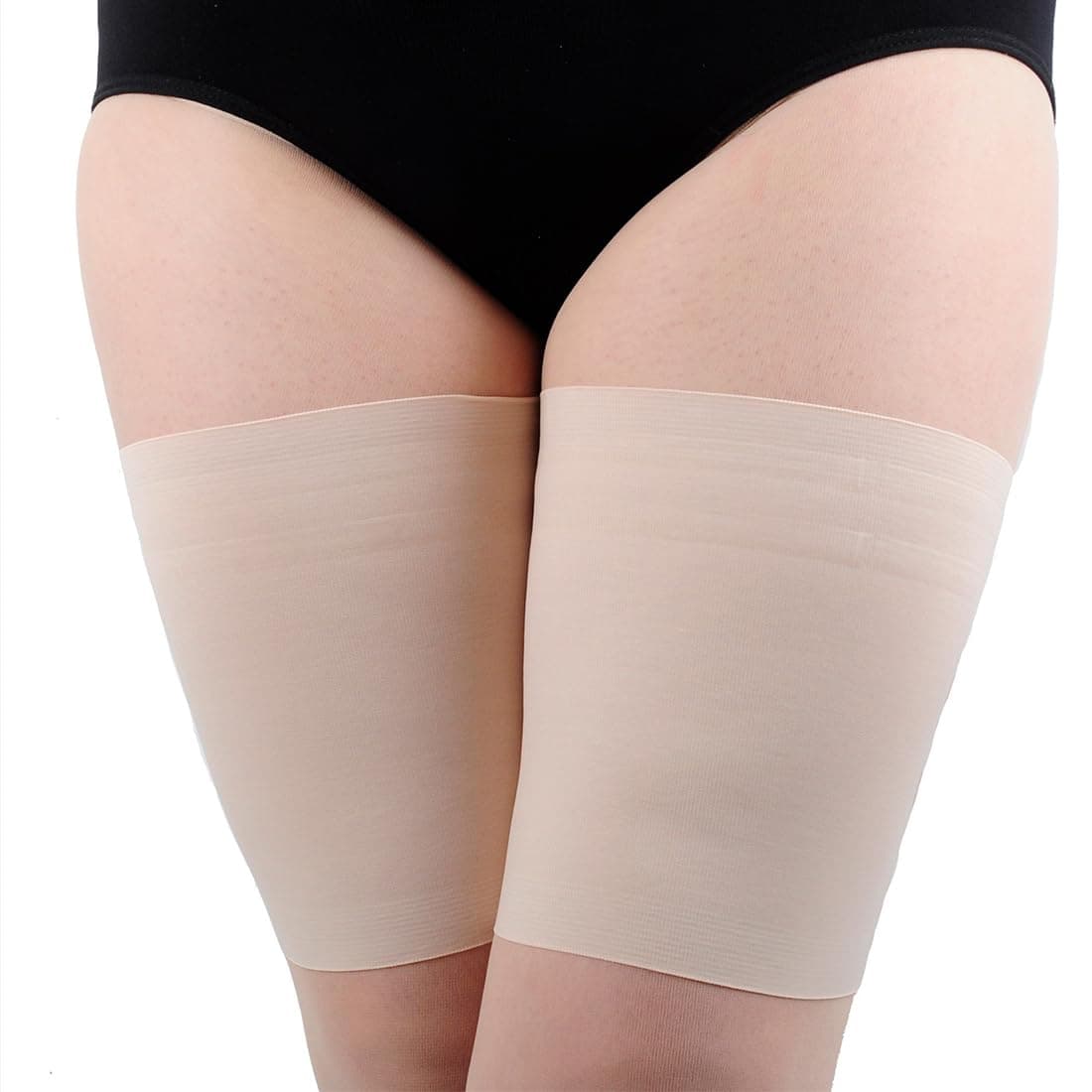 1 par de bandas elásticas antirozaduras unisex para muslos. Bandas elásticas antirozaduras para muslos. Bandas antirozaduras para muslos para evitar rozaduras en los muslos. 62-70 cm.