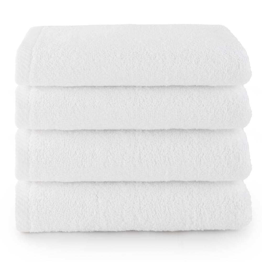 Top Towel – Toallas Cara/Bidé (4 Piezas): Toallas Baño Suaves y Absorbentes – Algodón 100%, 400 g/m², Sin Pelusa