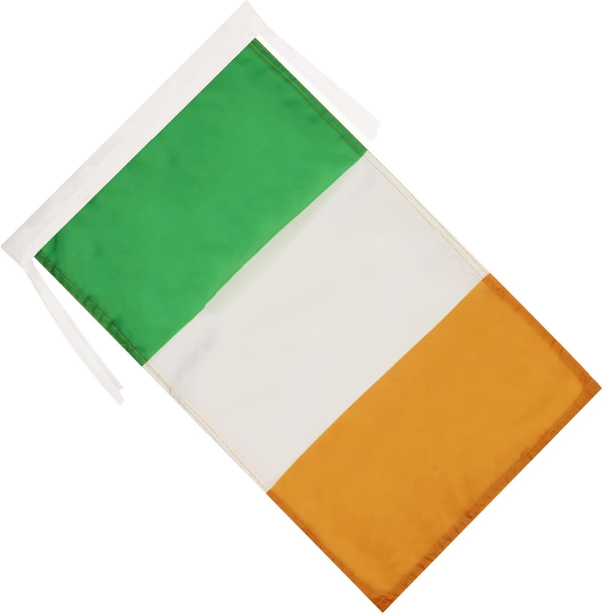 AZ FLAG - Ireland Flag - 18'' x 12'' - 100% Polyester Irish Small Banner with Two Cords - Fade Resistant - Vivid Colors - 18x12 in - 45x30 Cm Ireland 18'' x 12''