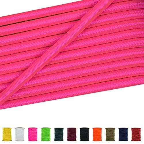 Paracord Planet Shock Cord - 100% Marine Grade Stretch Bungee Cord - DIY Projects, Tie Downs, and Recreation