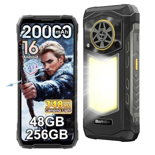 Blackview Rock 5 Smartphone 20000mAh Battery 6.78" 120Hz 108MP Camera