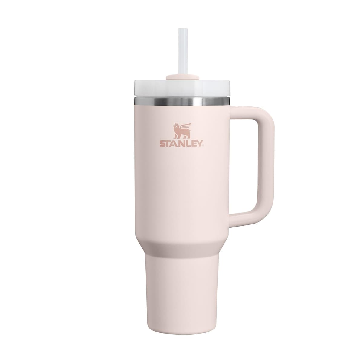 STANLEY Quencher H2.0 FlowState Tumbler 1.2L - Termo Conserva el Frío 11 Horas - Helada Durante 48 Horas - Botella Agua Acero Inoxidable - Taza Termica - Vaso Termico Sin BPA - Rose Quartz