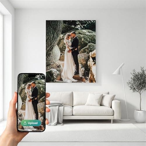 P&L ART. Personalized Custom Canvas Prints: Photo On Canvas Transform Your Photos into Stunning Framed Wall Art Digitally Printed Photo To Canvas Ideal for Home Decor Gifts Keepsakes Framed 8X10