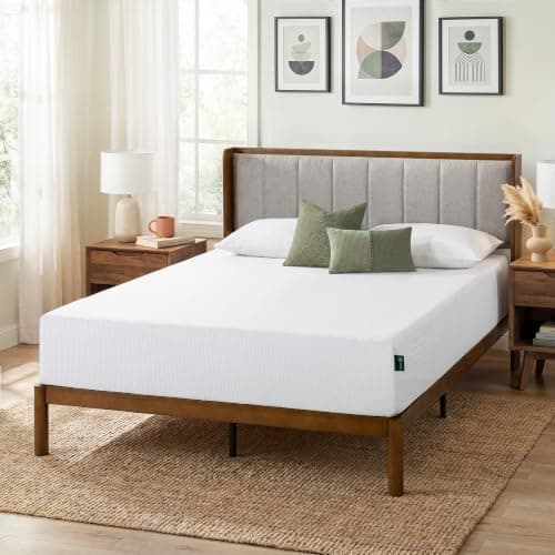 Zinus Queen Mattress - 10 Inch Green Tea Cooling Gel Memory Foam Mattress, Pressure Relief, for Cool Sleep, CertiPUR-US Certified Foam, Mattress in a Box, 10-Year Warranty, Queen Size