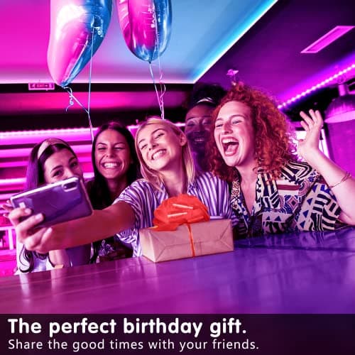 Keepsmile 100ft Led Strip Lights (2 Rolls of 50ft) Bluetooth App Control Led Lights Strip with Remote Music Sync Color Changing RGB Led Lights for Bedroom Room Home Christmas Decor (Lumiere Led 30M)