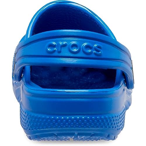 Crocs Unisex-Child Classic Clogs, Blue Bolt, 13 Little Kid